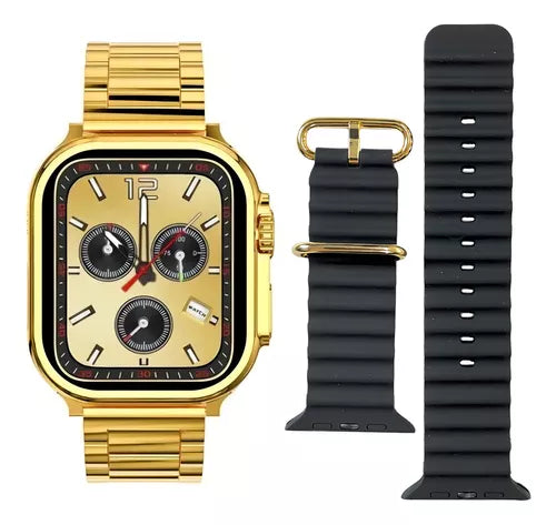 Smartwatch Ultra Gold 24k - IOS e Android