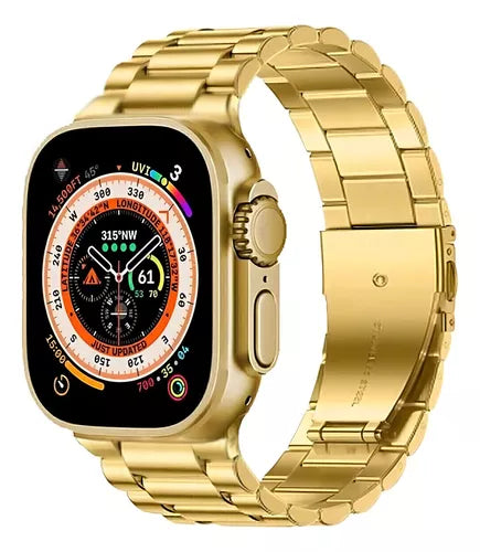 Smartwatch Ultra Gold 24k - IOS e Android