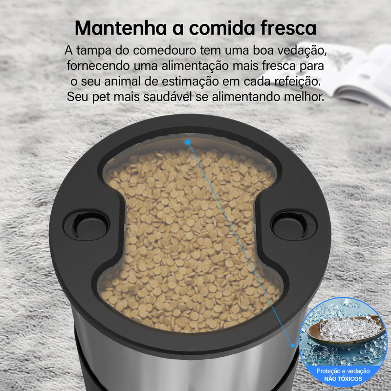 Alimentador Pet Automático 5L - Com Voz